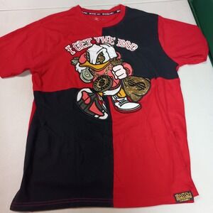 Switch Remarkable "I Get The Bag" Graphic‎ T-Shirt Men's Large Red Black Hustle